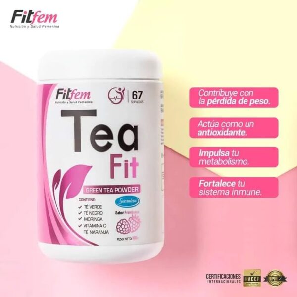 Quemador Tea Fit FitFem - Imagen 3