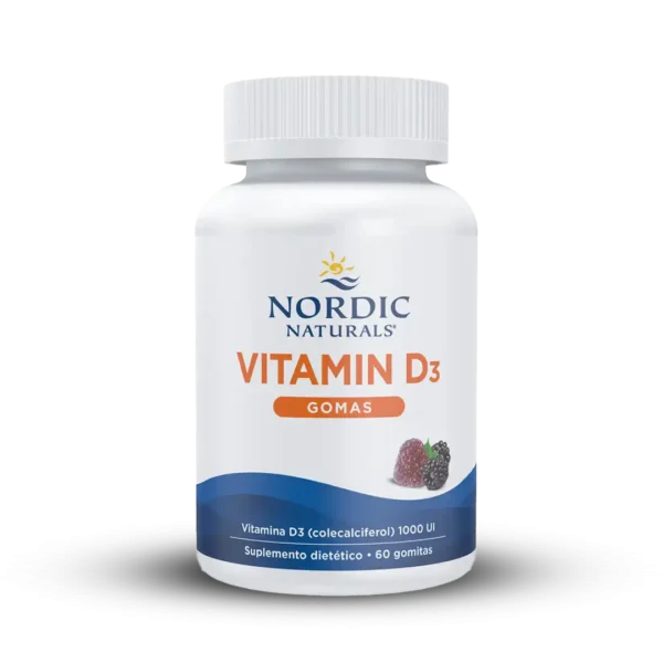 Vitamina D3 Nordic Sabor Baya Silvestre 60 Gomas
