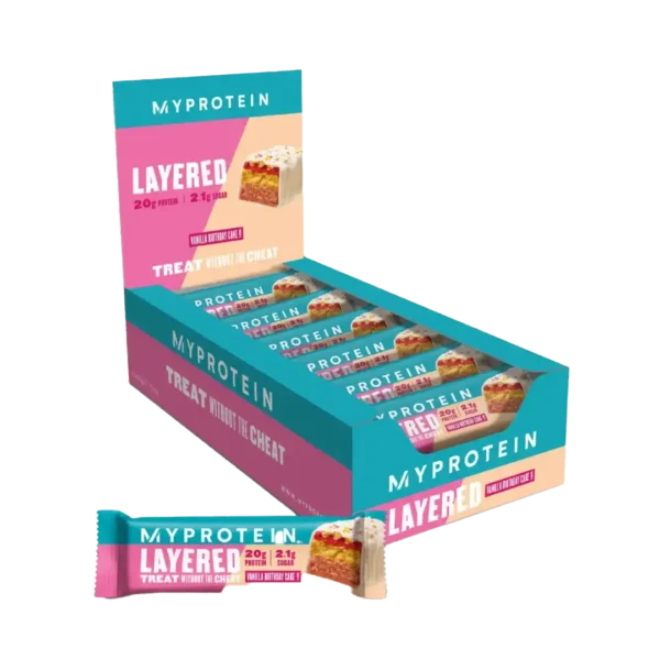 Layered Protein Bar x12 Unidades