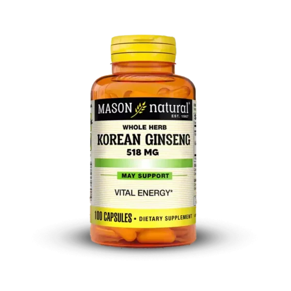 Korean Ginseng 518 MG-Mason x100 CAPS
