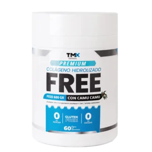 Premium Colageno Hidrolizado Free con Silicio con Camu Camu TMX Wellness 600GR 60SERV