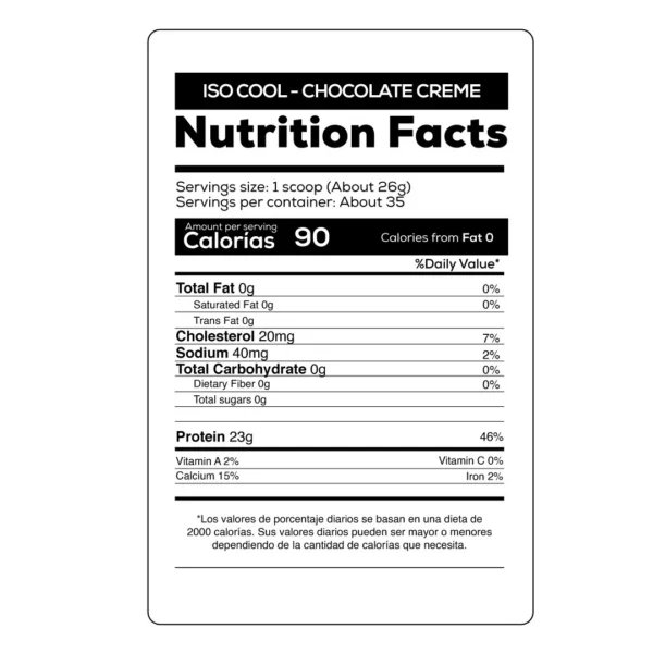 Proteina Aislada Iso Cool - Imagen 2