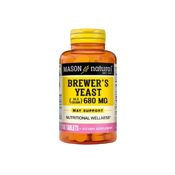 Brewers Yeast 680MG-Mason x100 TAB