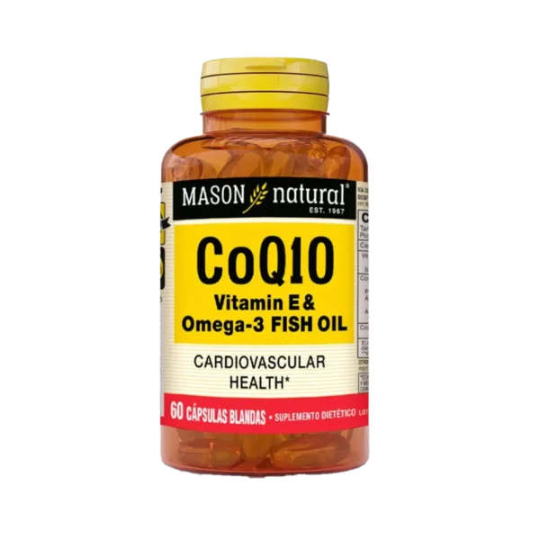 CoQ10 Vitamin E & Omega-3 Fish Oil x60 CAPS