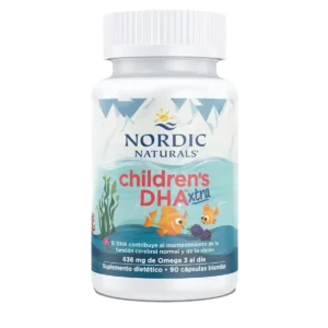 DHA XTRA Niños Nordic Sabor Bayas Silvestres 90 Capsulas