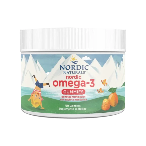 Gomitas Omega 3 Nordic Sabor Mandarina 60 Gomas