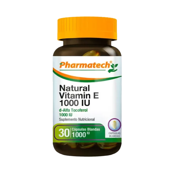 Natural Vitamina E 1000 IU Caps. Blandas x30