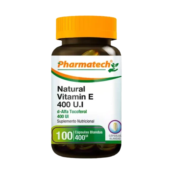 Natural Vitamina E 400 IU Caps. Blandas x100