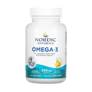 Omega 3 Nordic Sabor Limon 60 Capsulas