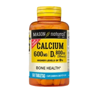 Super Calcium 600 MG + D3 800 IU- Mason x60 TAB
